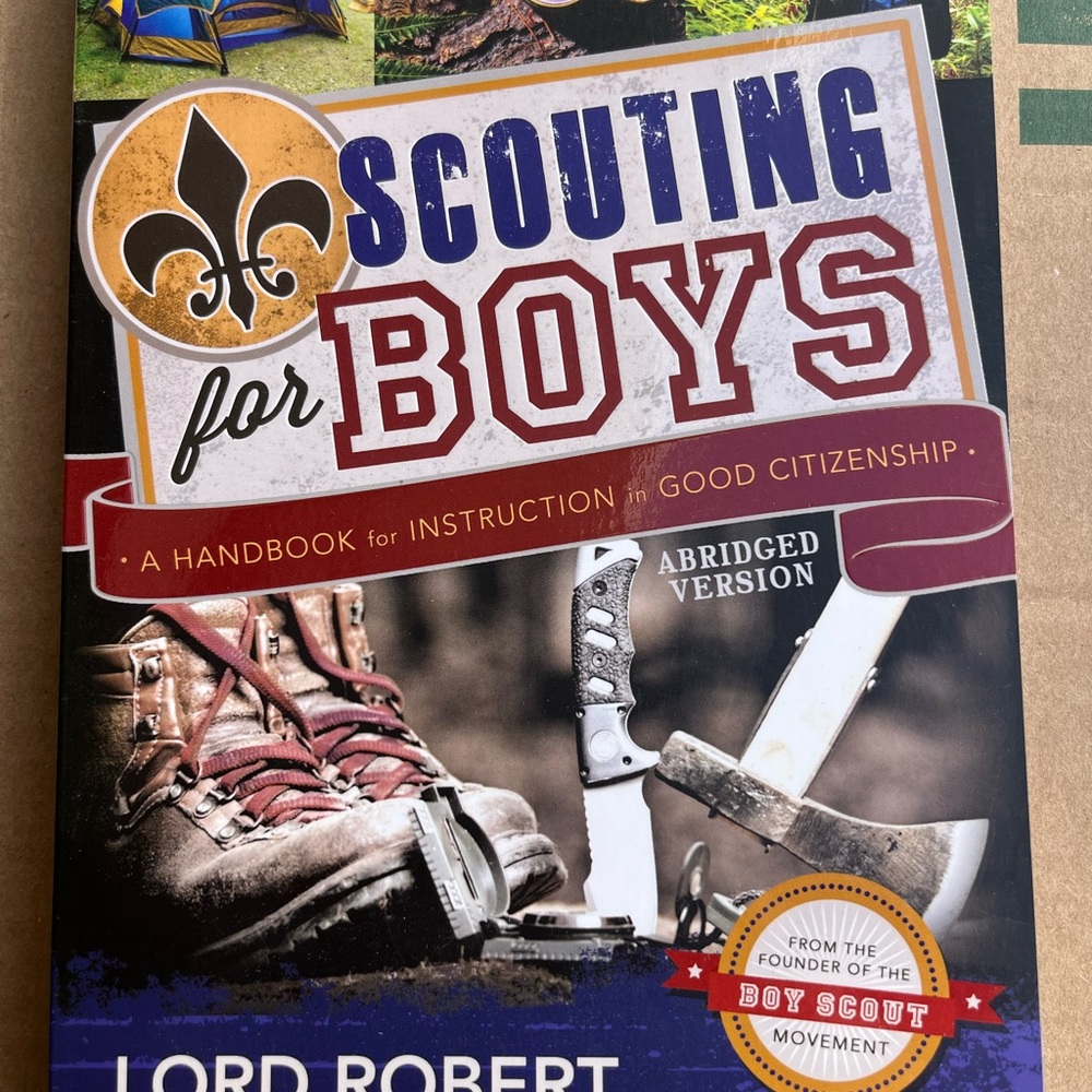 Scouting for boys book